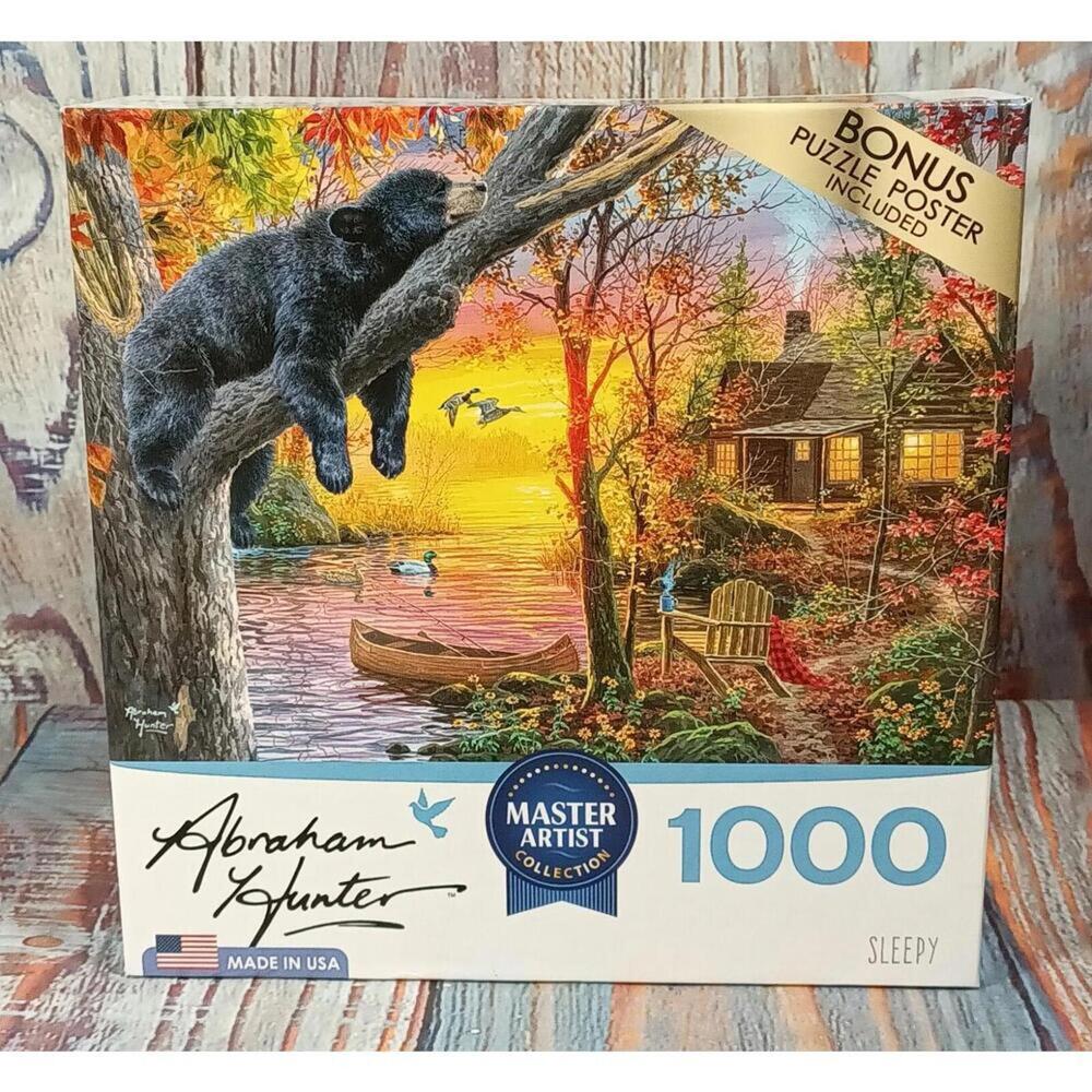 Abraham Hunter Master Artist Collection 1000-Piece Jigsaw Puzzle - Sleepy